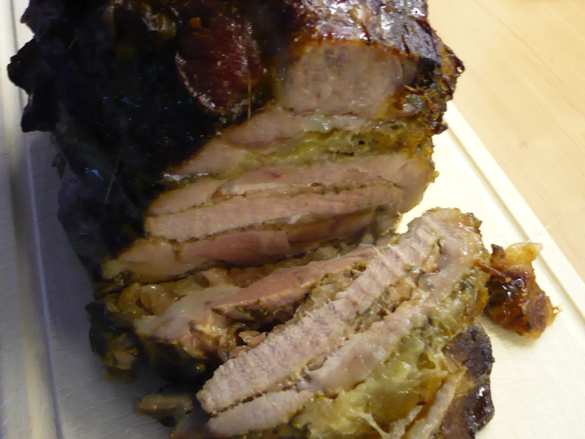 Schichtbraten mit Biersoße - Rezept - Bild Nr. 4791