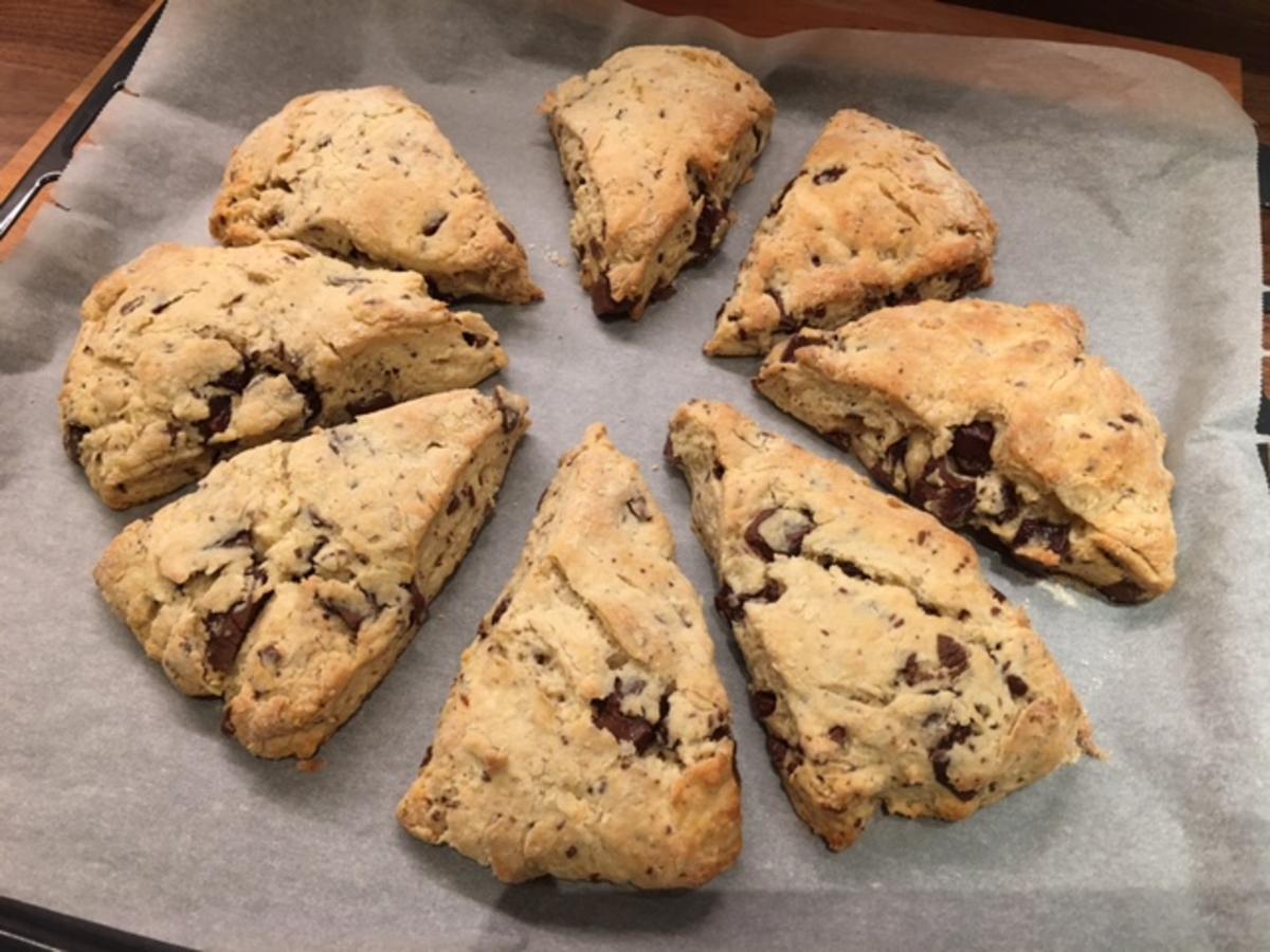 Scones mit Schokolade-Brocken - Rezept - Bild Nr. 4799