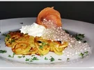 „Spagetti“ Rösti  mit Mascarpone, Lachs & Topioka Perlen - Rezept - Bild Nr. 4883