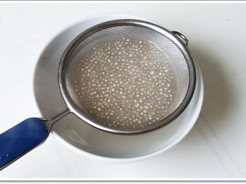 „Spagetti“ Rösti  mit Mascarpone, Lachs & Topioka Perlen - Rezept - Bild Nr. 4906