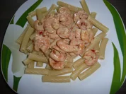 Abnehmen : Rigatoni in Frischkäsesoße + King Prawns oder Tunfisch. - Rezept - Bild Nr. 4891