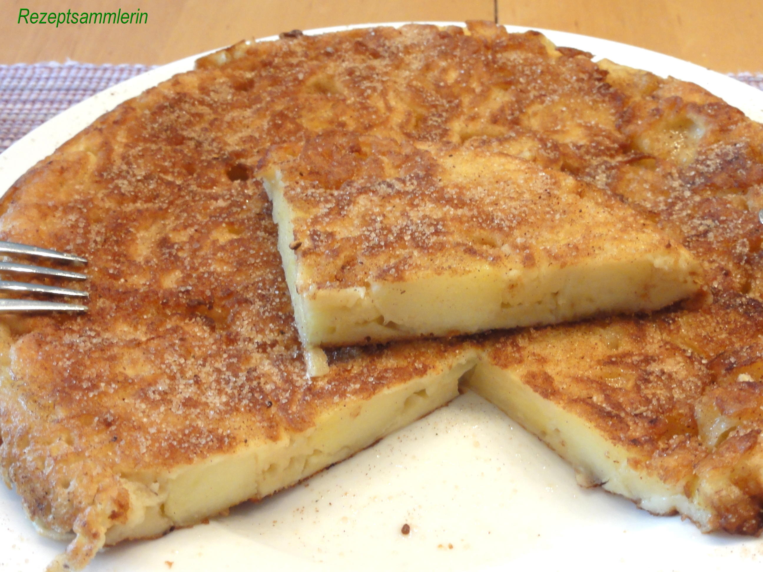 Bilder für Eier: APFEL - PFANNKUCHEN - Rezept