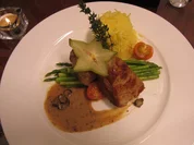 Kalbsfilet mit Safran-Reis und Thai-Spargel an Trüffelsauce - Rezept - Bild Nr. 4904