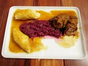 Rinder-Rouladen mit schlesischen Kartoffelmehlklößen - Rezept - Bild Nr. 4904