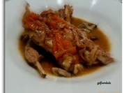 Rezept: Kaninchenkeule mit Pilzen Bild Nr. 4930 Kaninchenkeule mit Pilzen - Rezept - Bild Nr. 4930