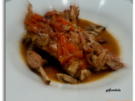 Kaninchenkeule mit Pilzen - Rezept - Bild Nr. 4930