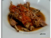 Kaninchenkeule mit Pilzen - Rezept - Bild Nr. 4930