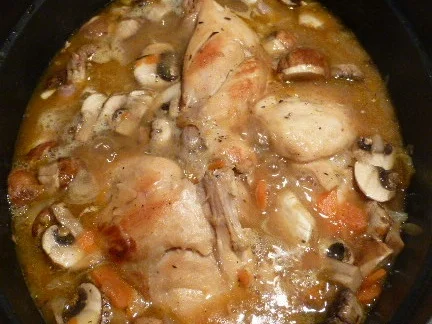 Rezept: Kaninchenkeule mit Pilzen Bild Nr. 4933 Kaninchenkeule mit Pilzen - Rezept - Bild Nr. 4933