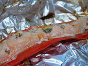 Mit Lachs gefüllte Spitzpaprika vom Grill - Rezept - Bild Nr. 4951