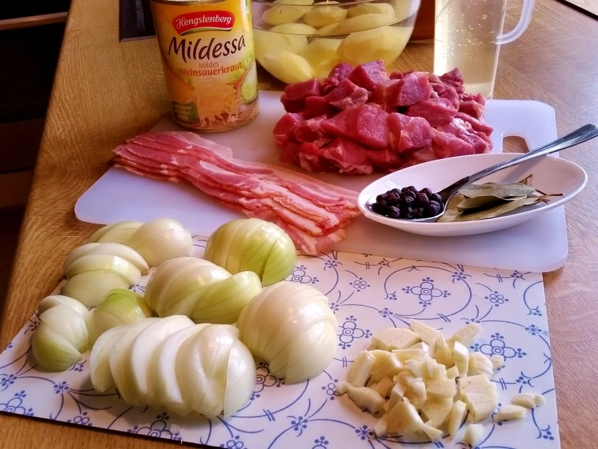 "Choucroute" aus dem Römertopf - Rezept - Bild Nr. 4964