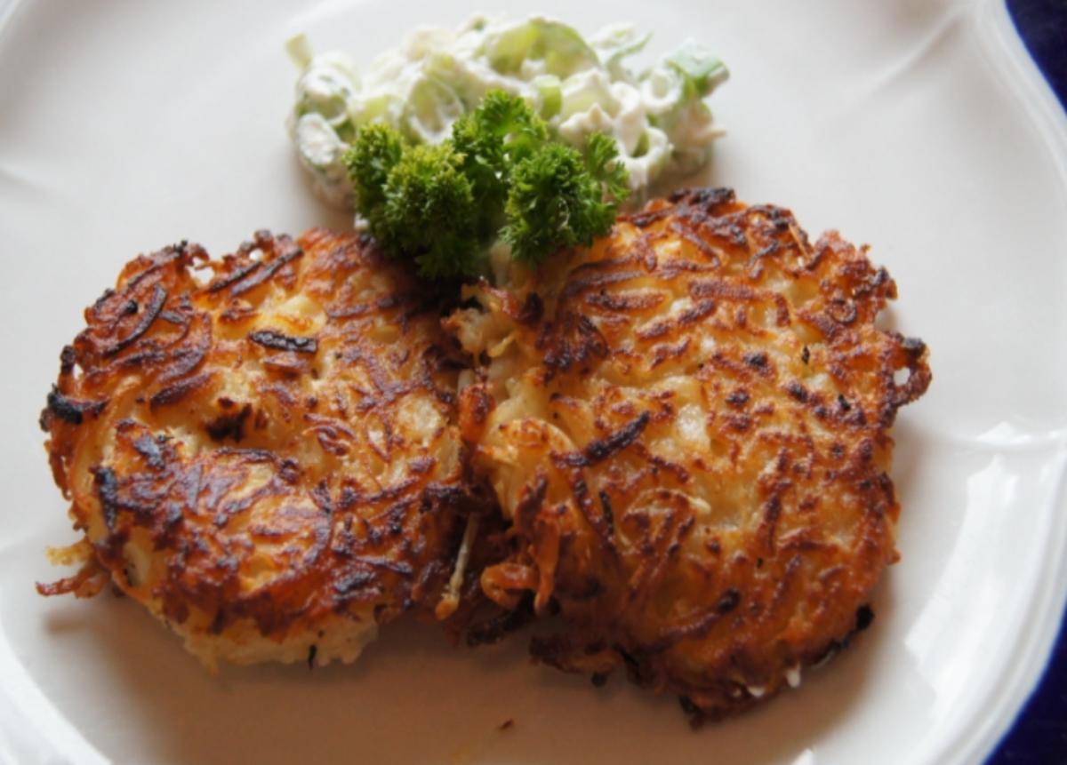 Sellerie-Rösti mit Dipp - Rezept mit Bild - kochbar.de