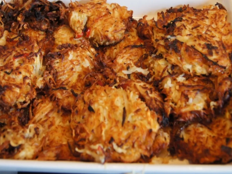 Rezept: Sellerie-Rösti mit Dipp Bild Nr. 4965 Sellerie-Rösti mit Dipp - Rezept - Bild Nr. 4965