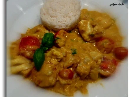 Kabeljau mit Kokos-Basilikum-Sauce aus dem Wok - Rezept - Bild Nr. 4957