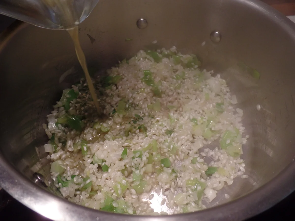 Lauch-Risotto mit Chorizo - Rezept - Bild Nr. 4962
