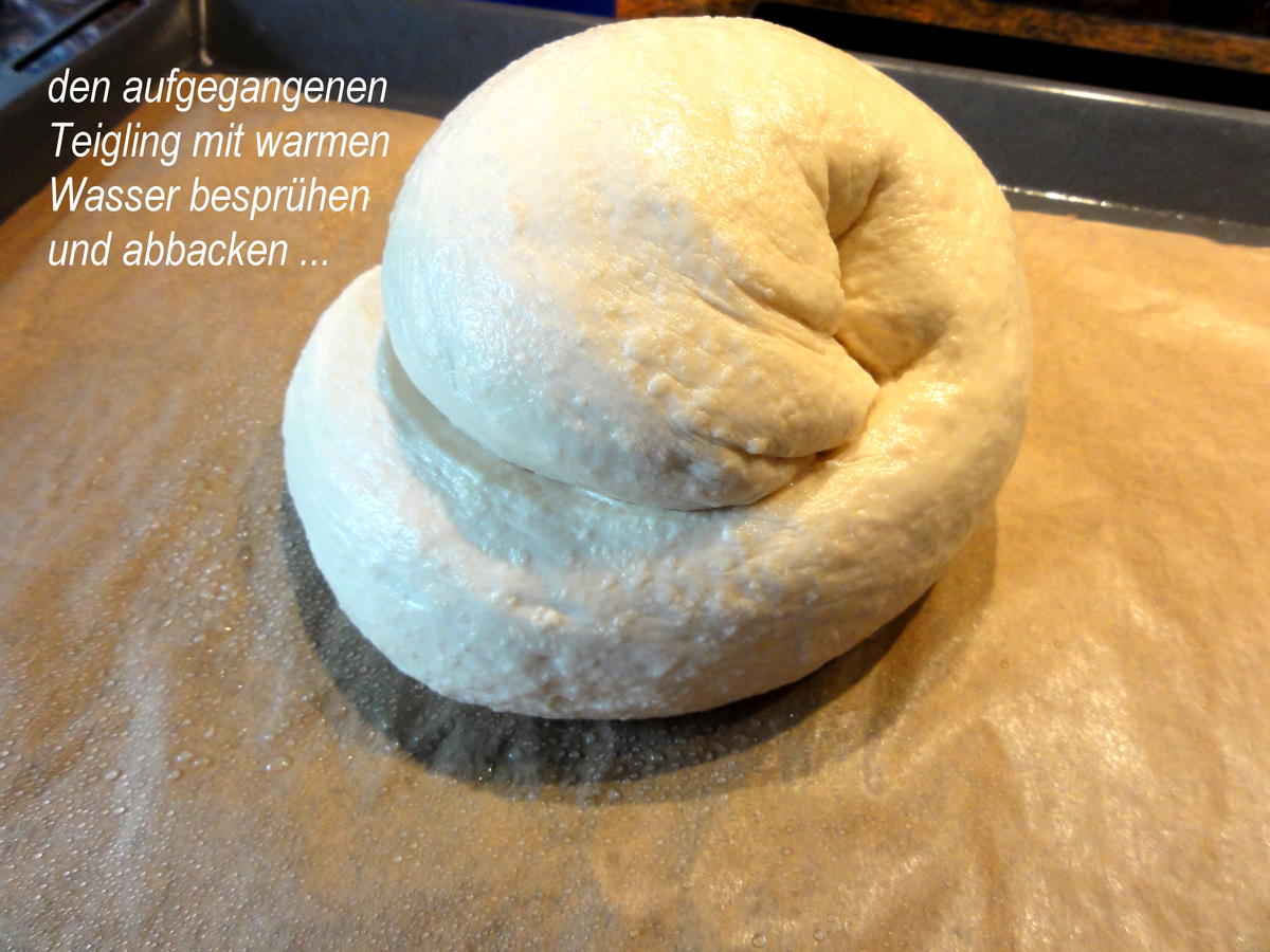 Brot:   DINKELKNOTEN (Weißbrot) - Rezept - Bild Nr. 4965
