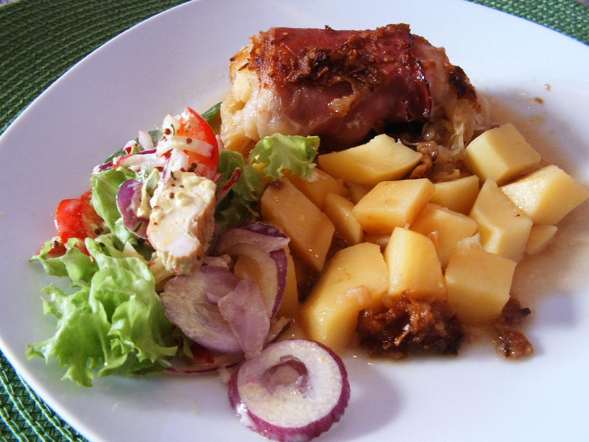 Schinken-Apfel-Kraut-Rollen - Rezept - Bild Nr. 4990