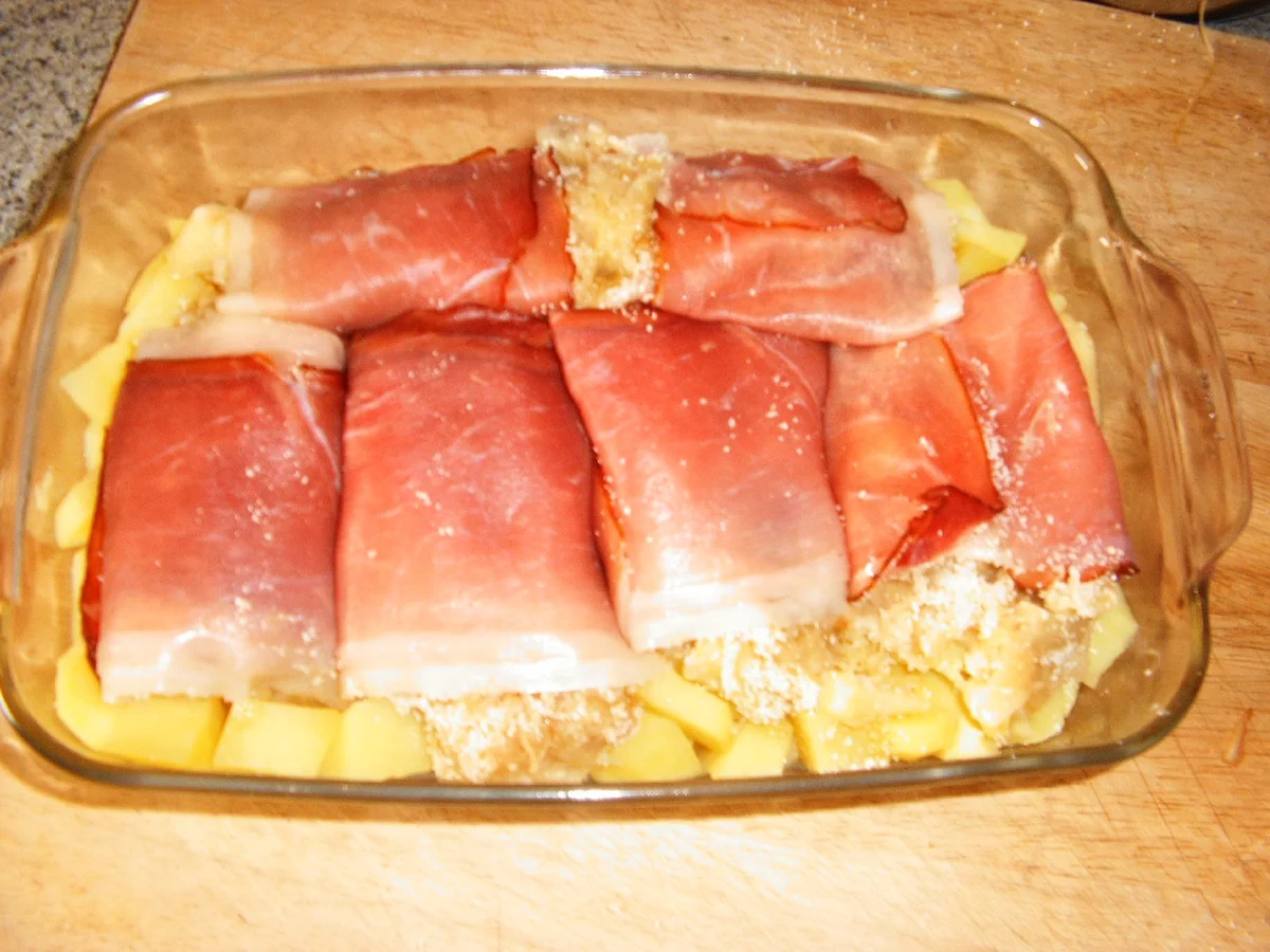 Schinken-Apfel-Kraut-Rollen - Rezept - Bild Nr. 4999