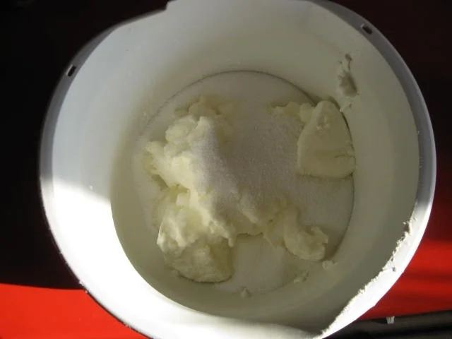 Käsekuchen mit Kokosmilch und Kirschen - Rezept - Bild Nr. 5039