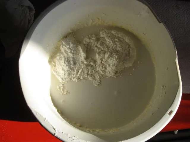 Käsekuchen mit Kokosmilch und Kirschen - Rezept - Bild Nr. 5041