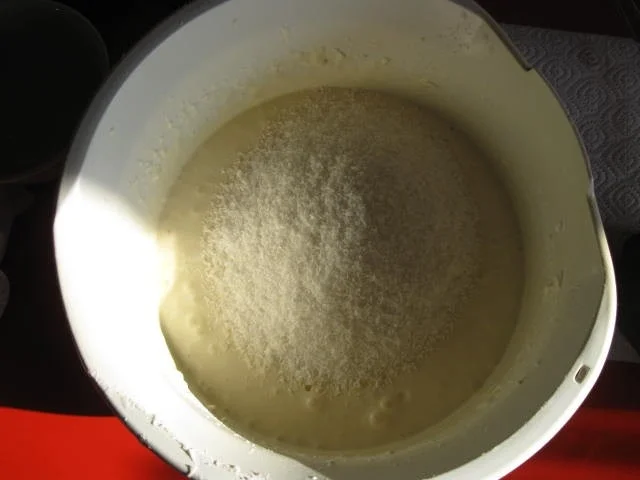 Käsekuchen mit Kokosmilch und Kirschen - Rezept - Bild Nr. 5042