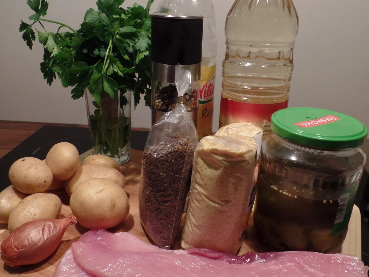 Polenta-Schnitzelchen mit Kartoffelsalat - Rezept - Bild Nr. 4997