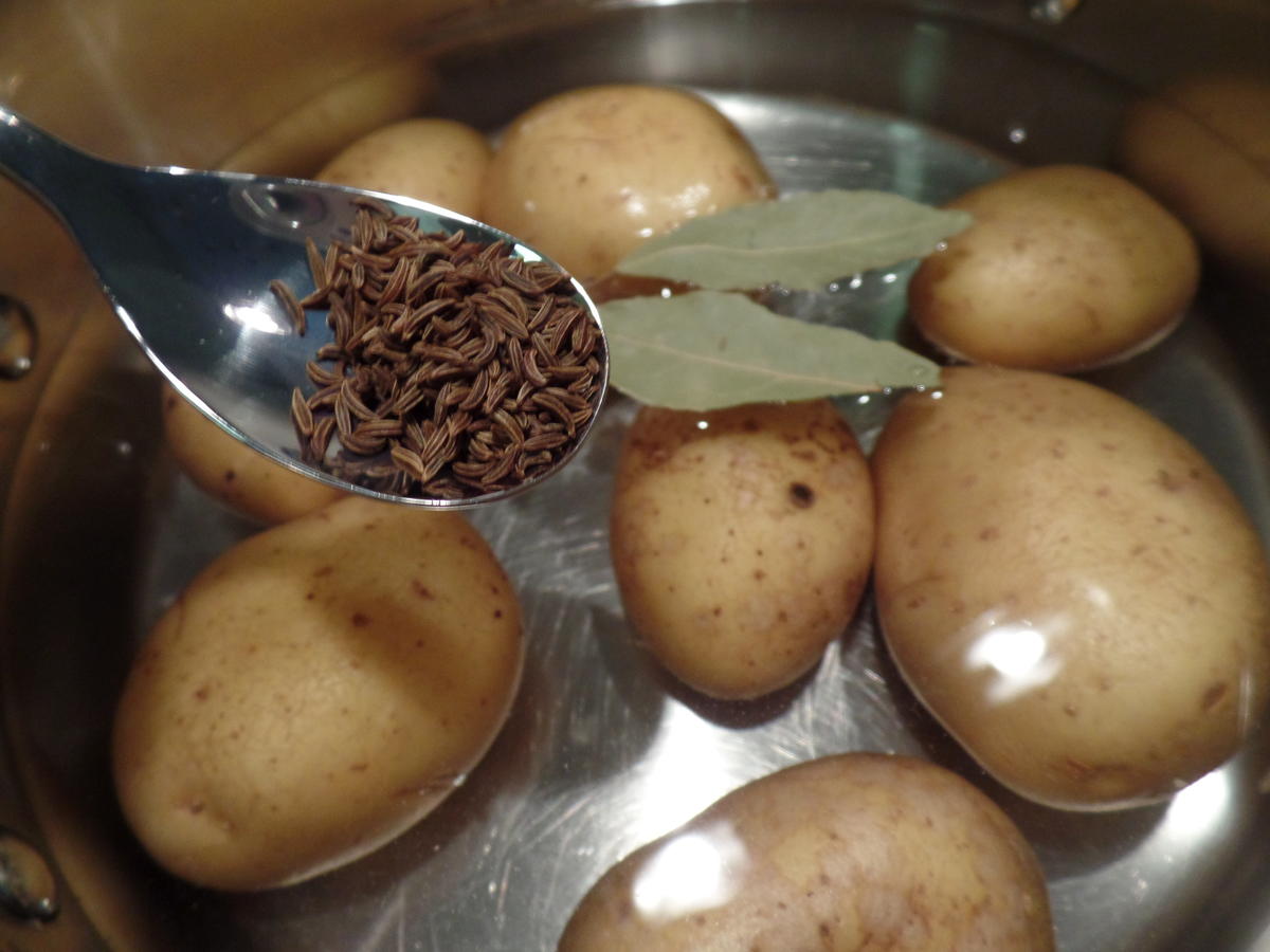 Polenta-Schnitzelchen mit Kartoffelsalat - Rezept - Bild Nr. 4998