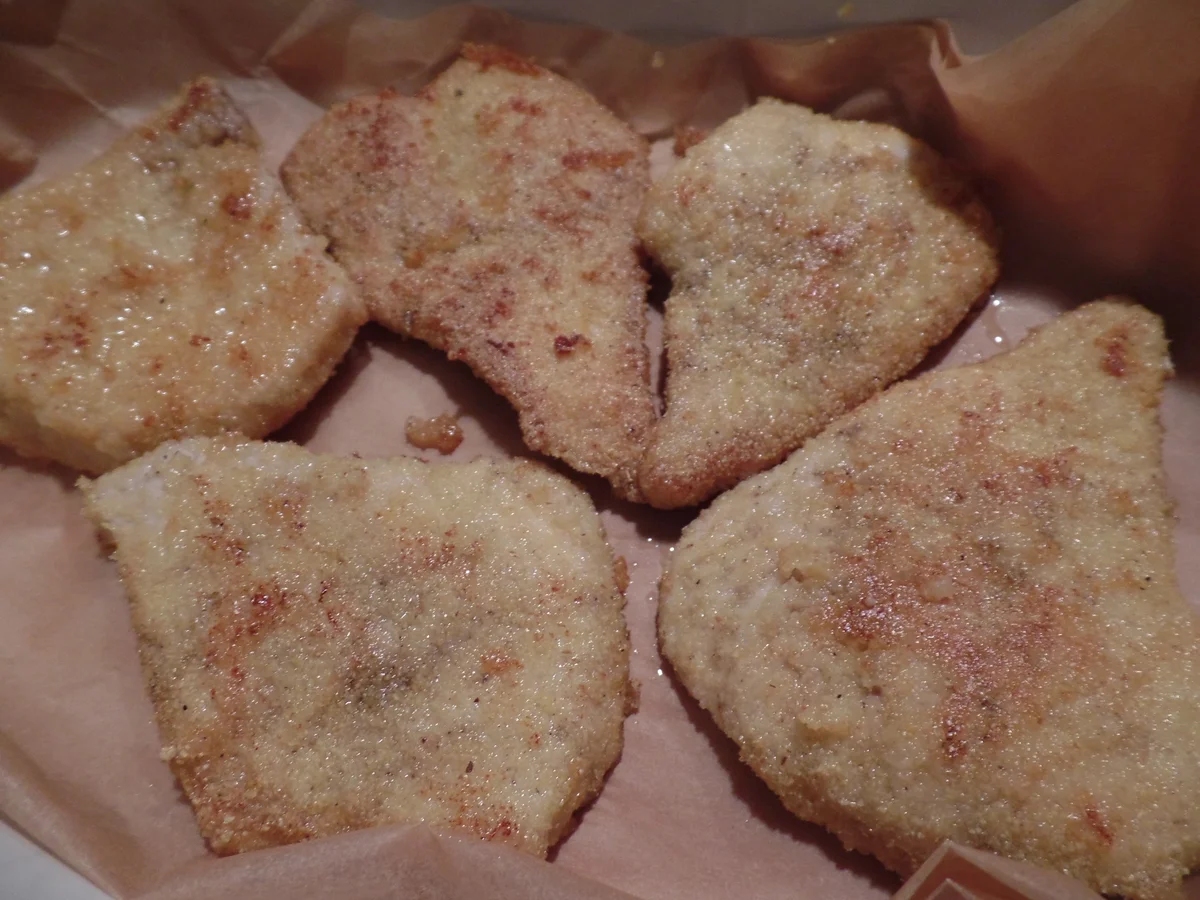 Polenta-Schnitzelchen mit Kartoffelsalat - Rezept - Bild Nr. 5003