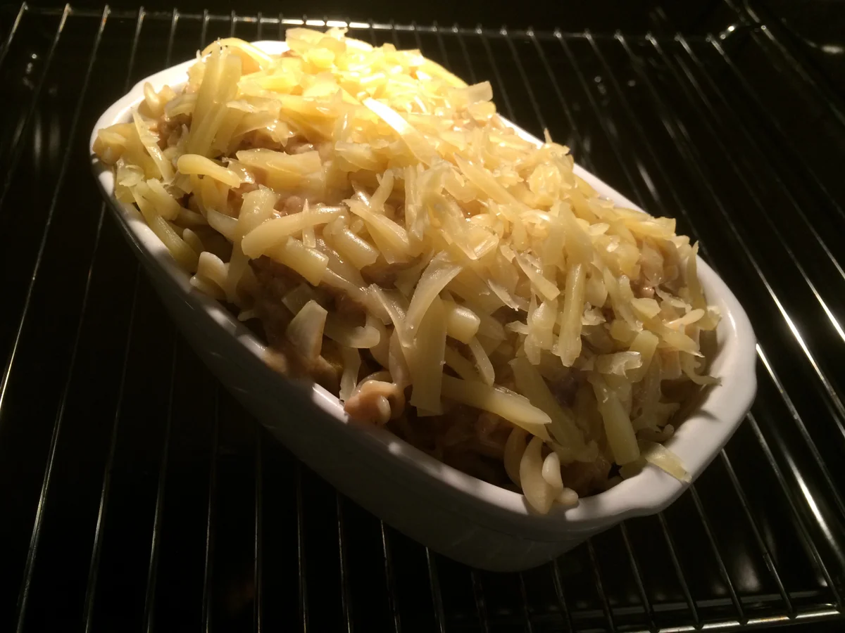 Schweinemedaillons mit Nudeln und buntem Gemüse aus dem Ofen - Rezept - Bild Nr. 5053