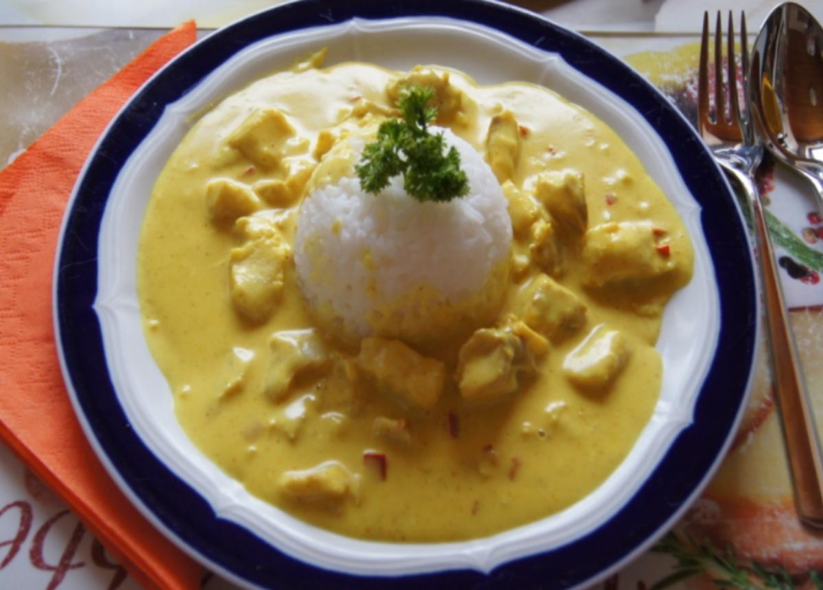 Bilder für Fisch-Curry mit Reis Rezept