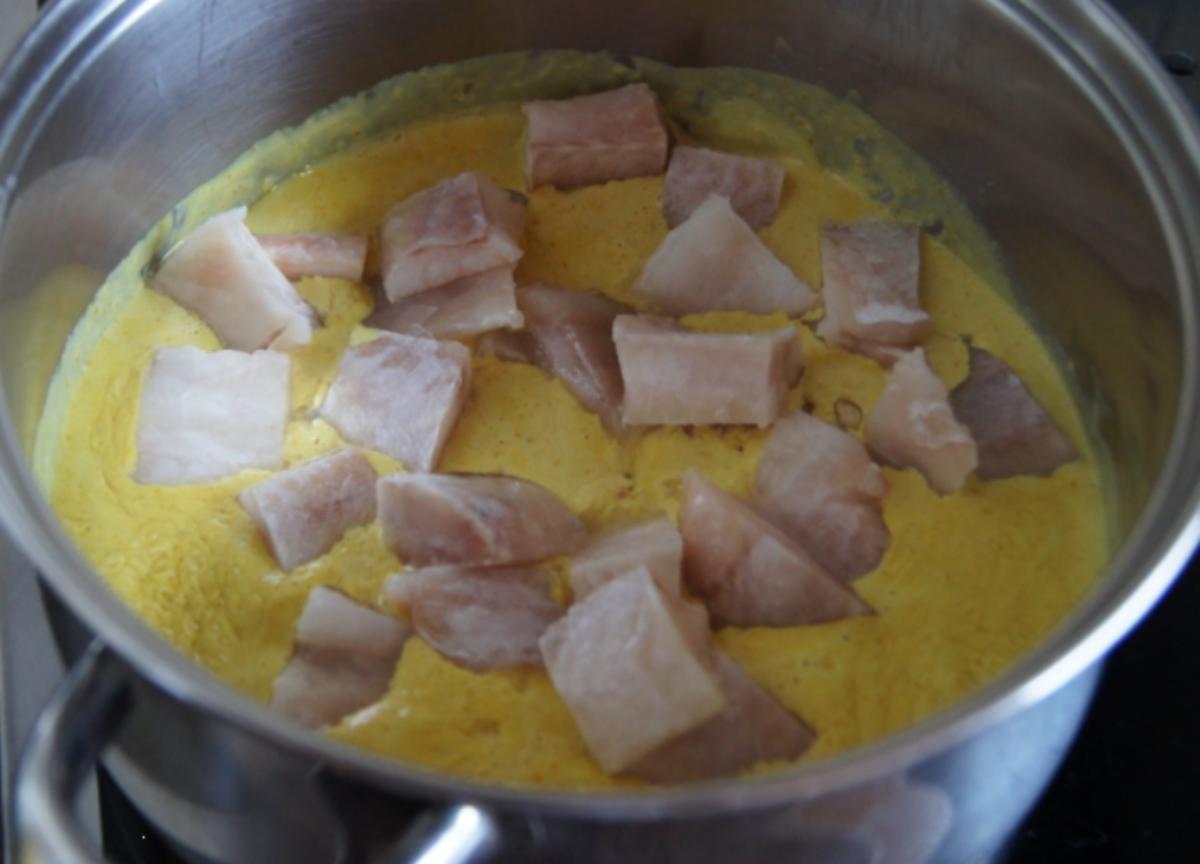 Fisch-Curry mit Reis - Rezept - Bild Nr. 5033