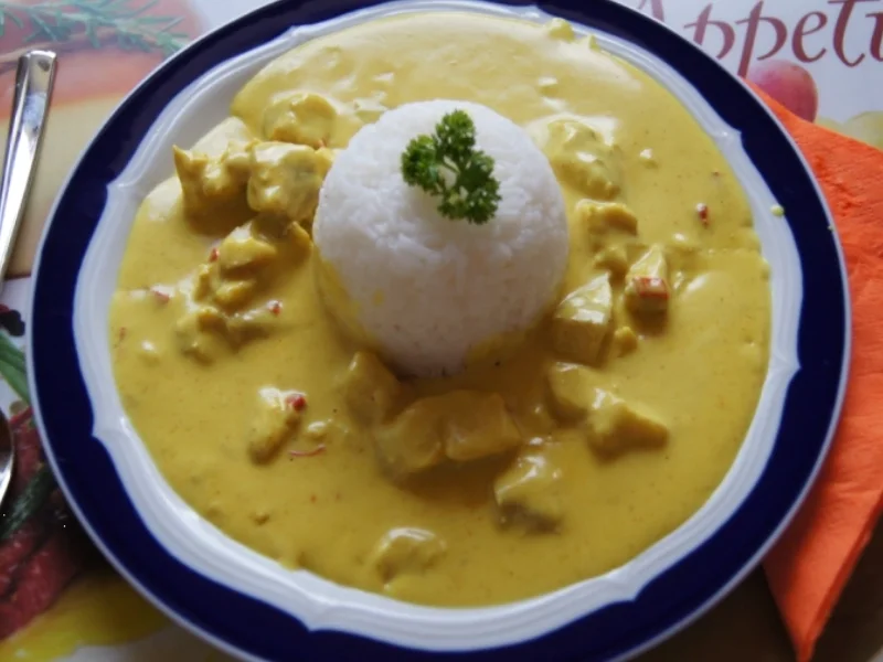 Rezept: Fisch-Curry mit Reis Bild Nr. 5034 Fisch-Curry mit Reis - Rezept - Bild Nr. 5034