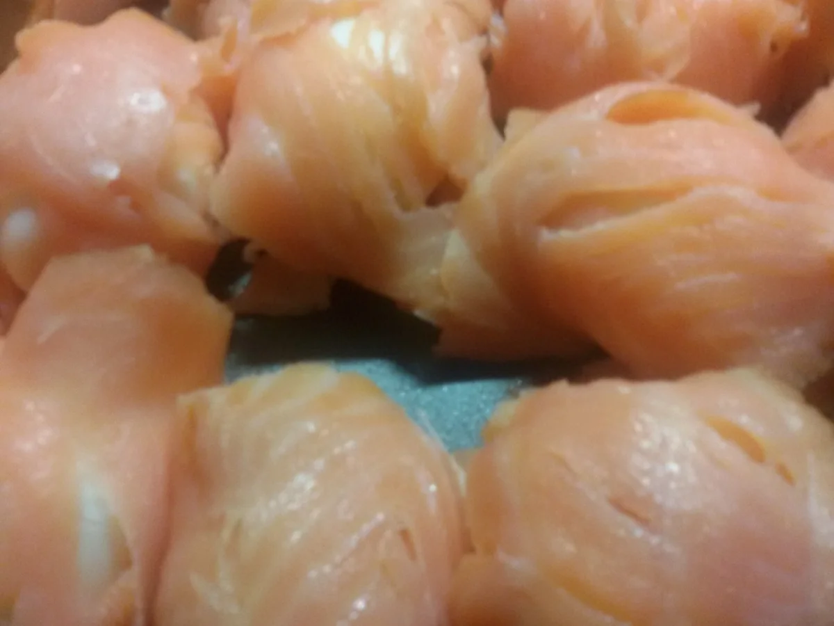 Rezept: Lachs mit Ei in Blätterteig Bild Nr. 5034 Lachs mit Ei in Blätterteig - Rezept - Bild Nr. 5034