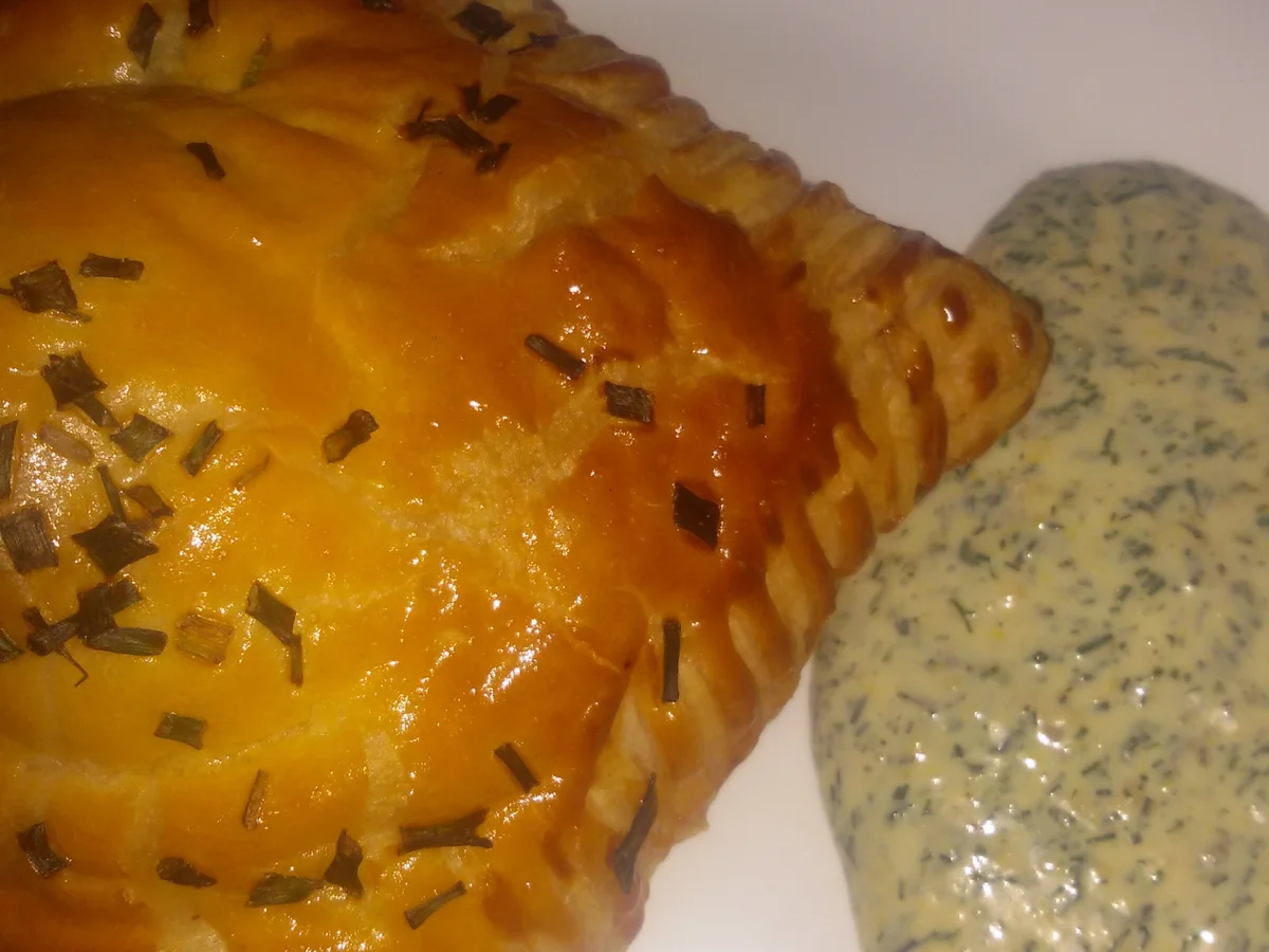 Rezept: Lachs mit Ei in Blätterteig Bild Nr. 5046 Lachs mit Ei in Blätterteig - Rezept - Bild Nr. 5046