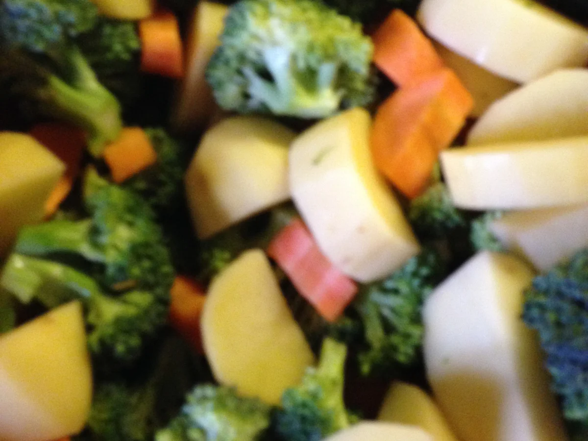 Rezept: Lammkeule mit Gemüsebeilage aus dem Römi Bild Nr. 5039 Lammkeule mit Gemüsebeilage aus dem Römi - Rezept - Bild Nr. 5039