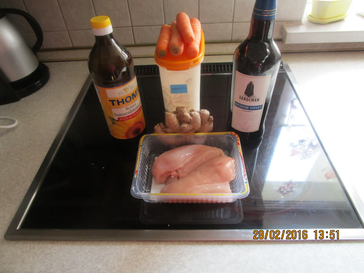 Rezept: Gebratenes Hähnchen mit Ingwer Bild Nr. 5038 Gebratenes Hähnchen mit Ingwer - Rezept - Bild Nr. 5038