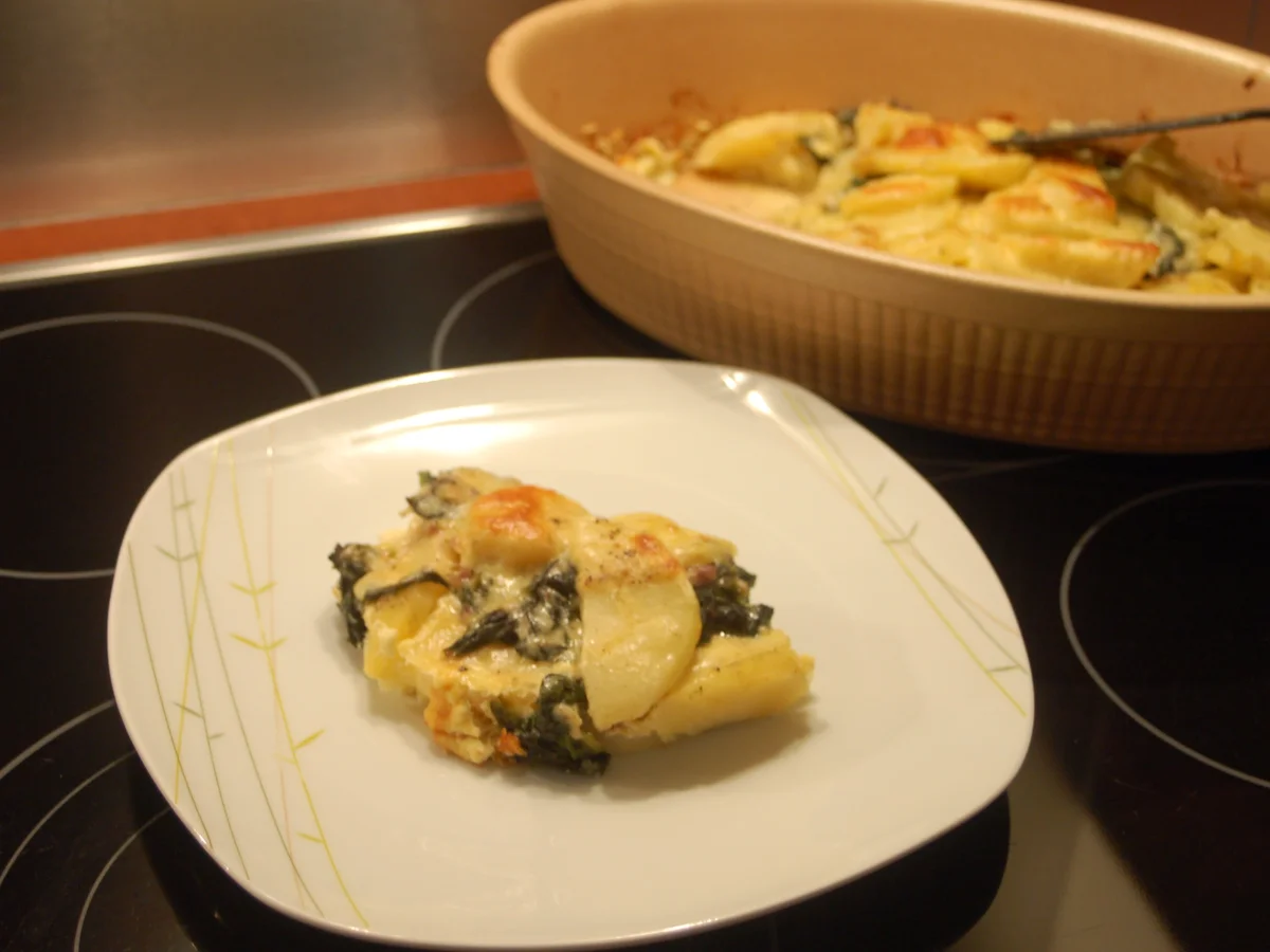 Rezept: Pastinaken-Spinat-Auflauf Bild Nr. 5050 Pastinaken-Spinat-Auflauf - Rezept - Bild Nr. 5050