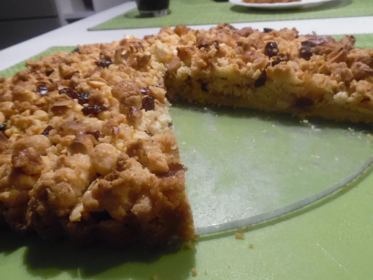 Toffee-Cashew-Crumble-Tarte - Rezept - Bild Nr. 5084