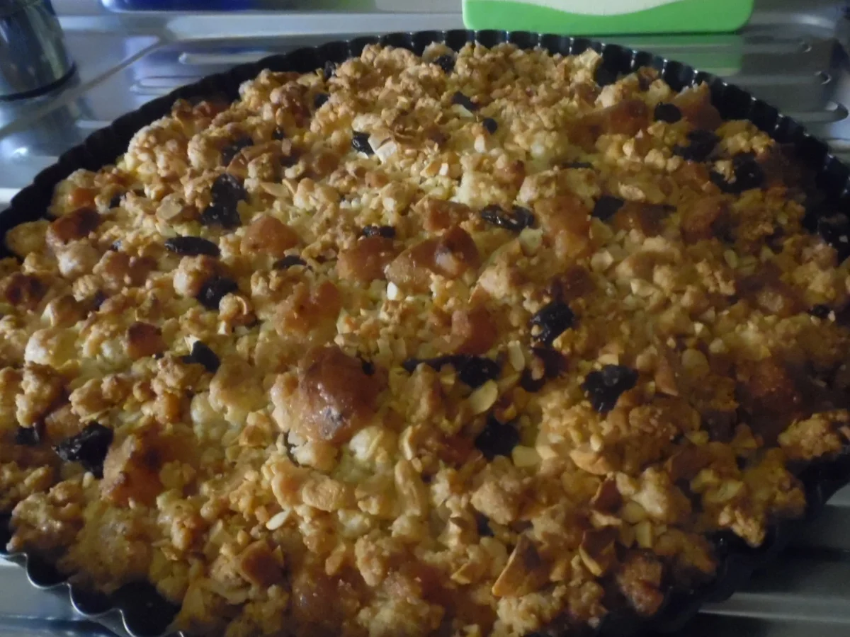 Toffee-Cashew-Crumble-Tarte - Rezept - Bild Nr. 5086