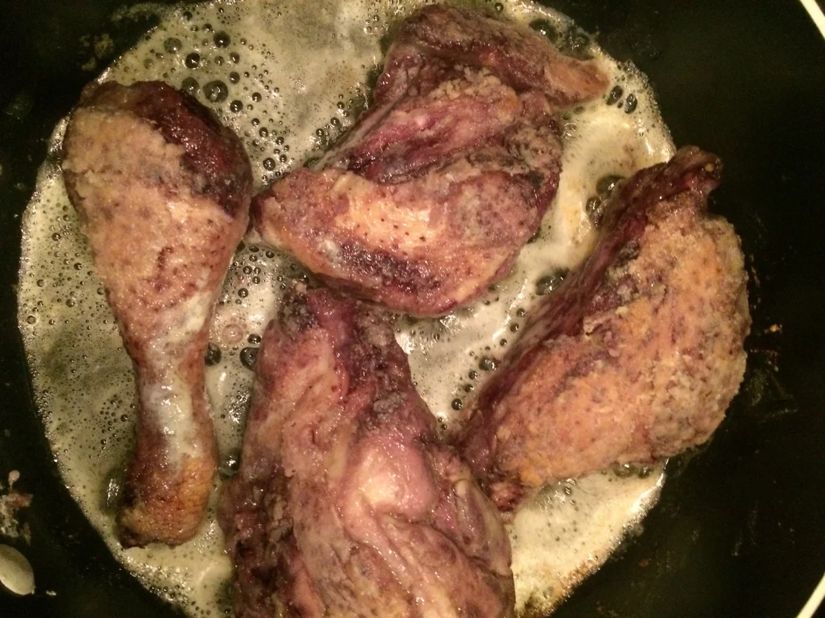 Coq au vin aus dem Römertopf - Rezept - Bild Nr. 5093