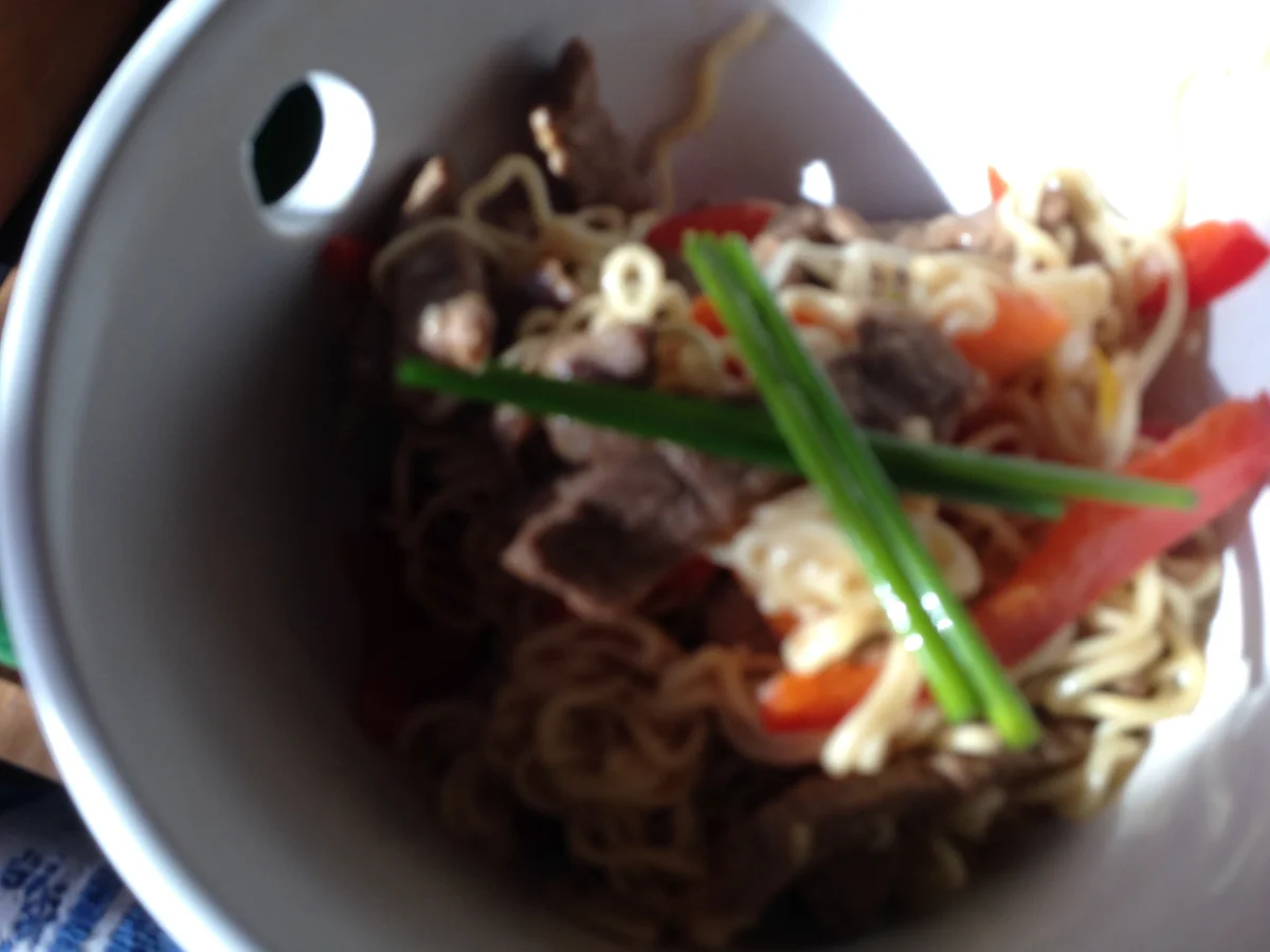 Ingwerfleisch scharf - aus WOK oder Pfanne - Rezept - Bild Nr. 5124