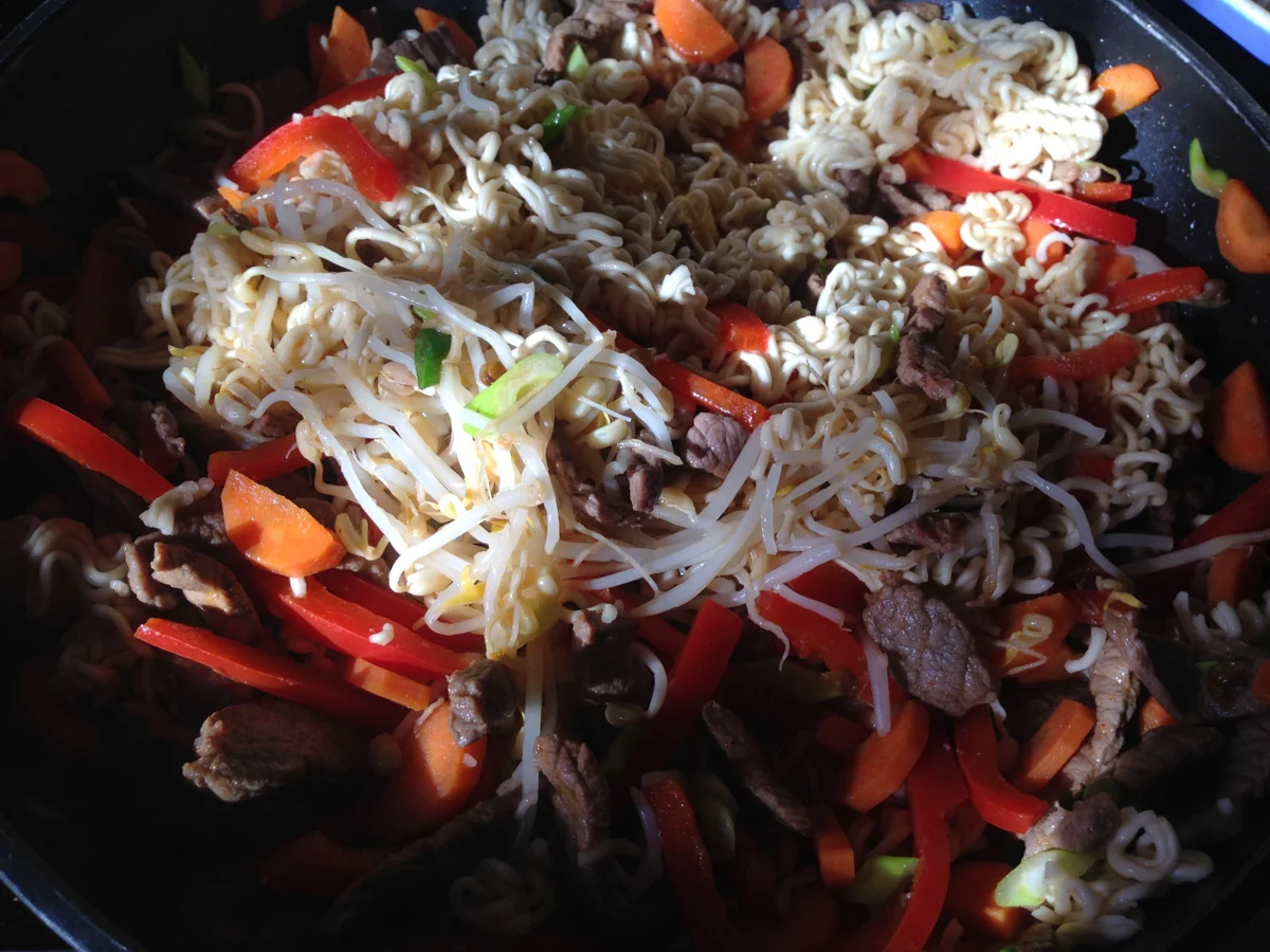 Ingwerfleisch scharf - aus WOK oder Pfanne - Rezept - Bild Nr. 5135