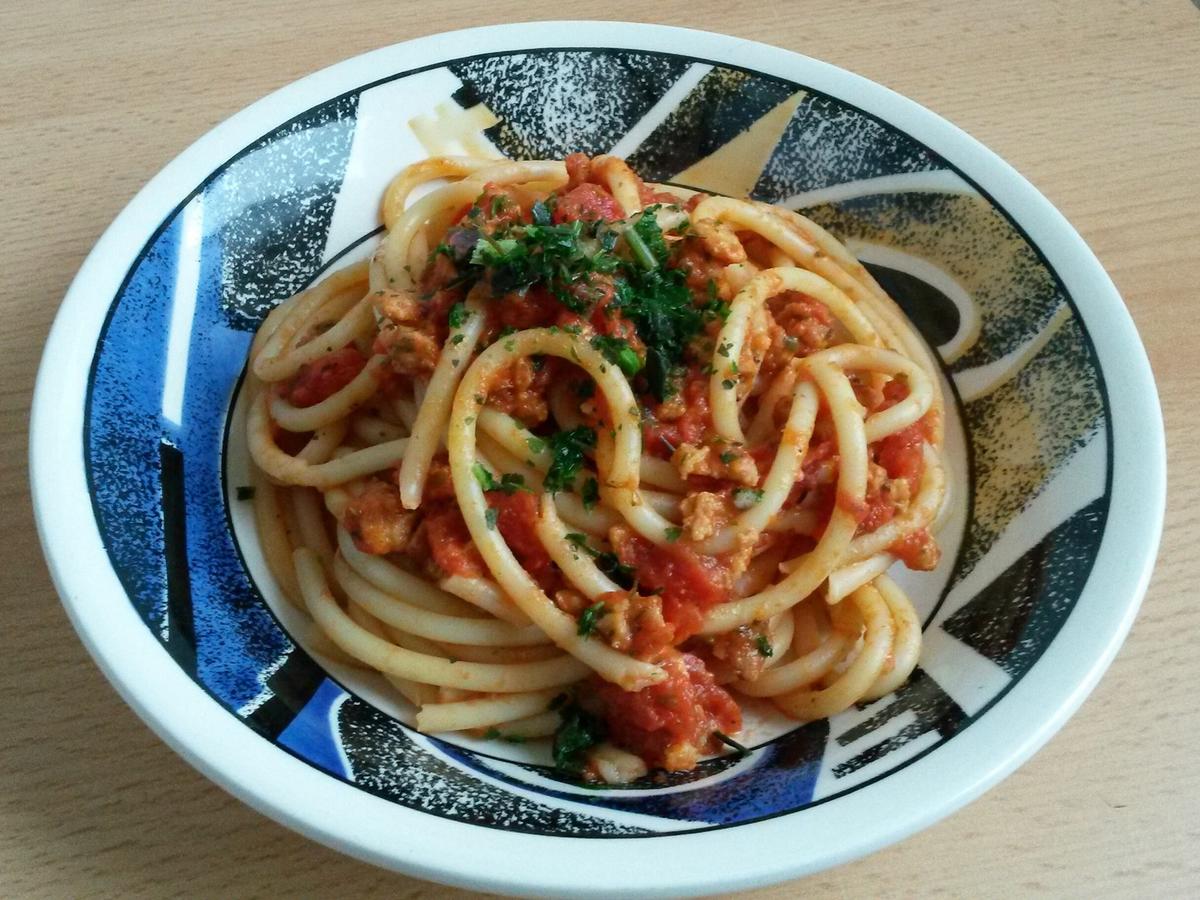 Vegetarische Bolognese - Rezept mit Bild - kochbar.de