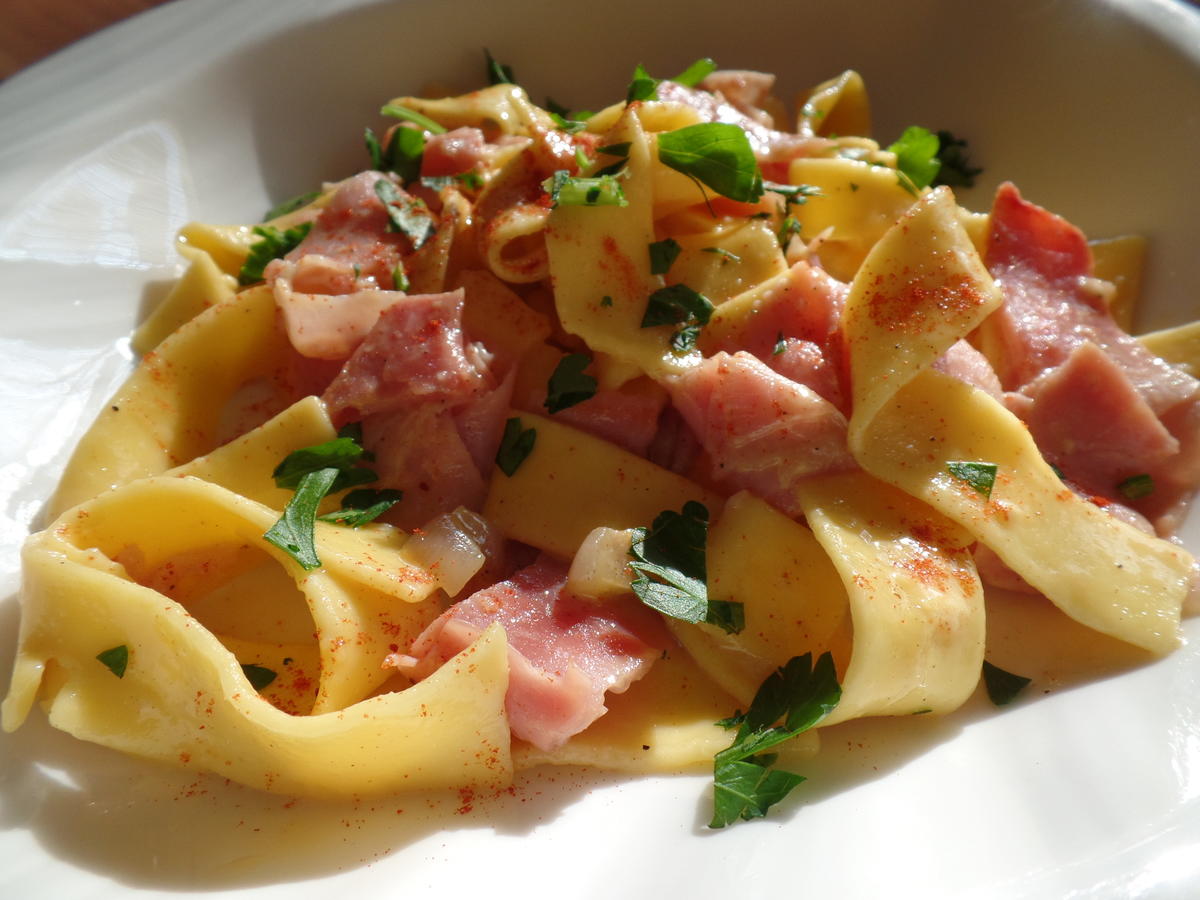 Schinkennudeln Einfach Und Lecker .. - Rezept Mit Bild - Kochbar.de