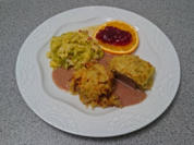 Rehrücken im Kartoffelnest mit Wirsing und Wildsoße - Rezept - Bild Nr. 5123
