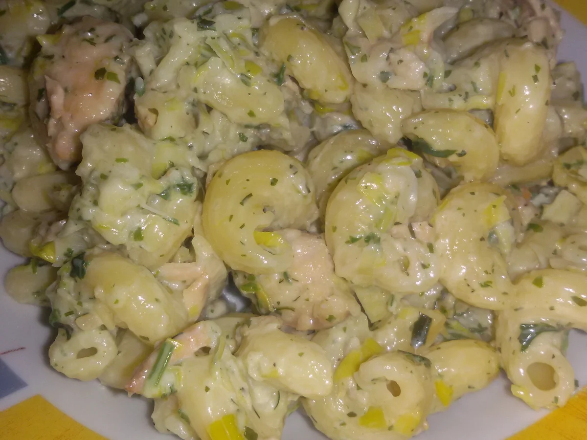 Nudelpfanne mit Lachs und Lauch  - Rezept - Bild Nr. 5152