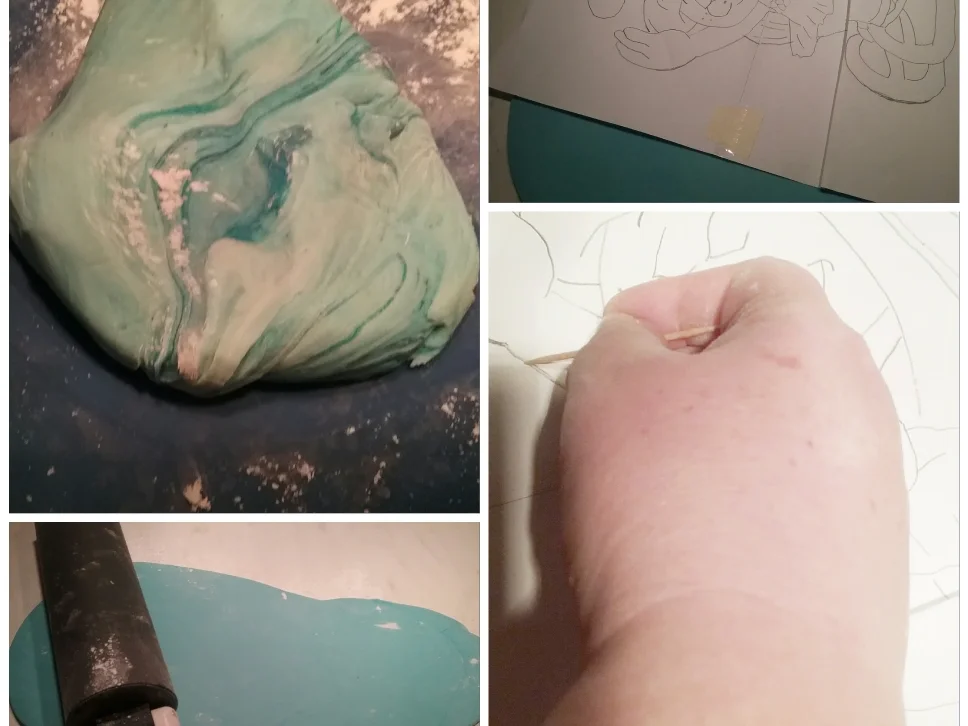 Rezept: Schlumpfiger Orangenkuchen mit dunklem Schokoherzen Bild Nr. 5183 Schlumpfiger Orangenkuchen mit dunklem Schokoherzen - Rezept - Bild Nr. 5183