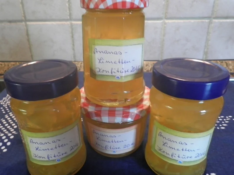 Ananas - Limetten - Konfitüre - Rezept - Bild Nr. 5178