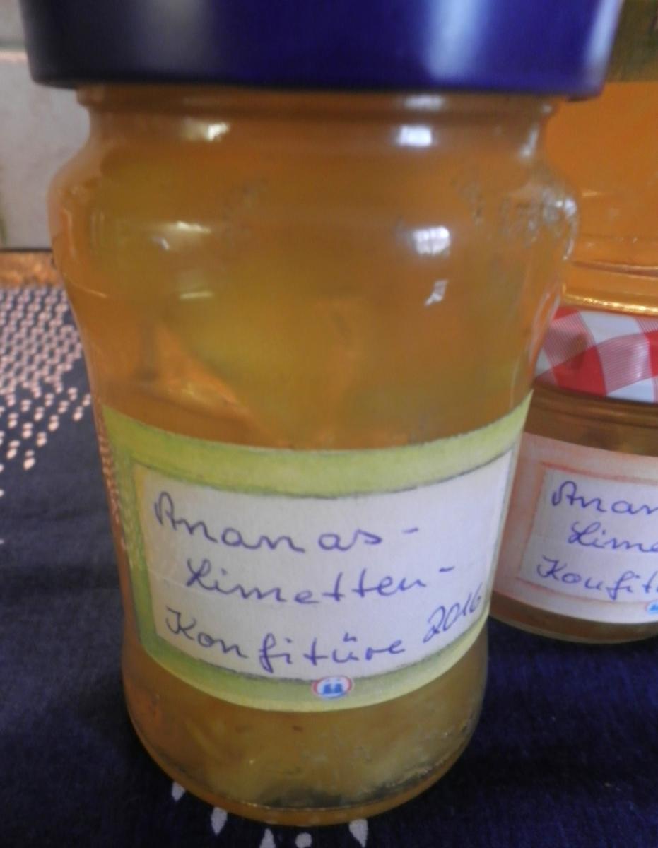 Ananas - Limetten - Konfitüre - Rezept - Bild Nr. 5190