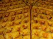 Pizzawaffeln mit Schinken  - Rezept - Bild Nr. 5230