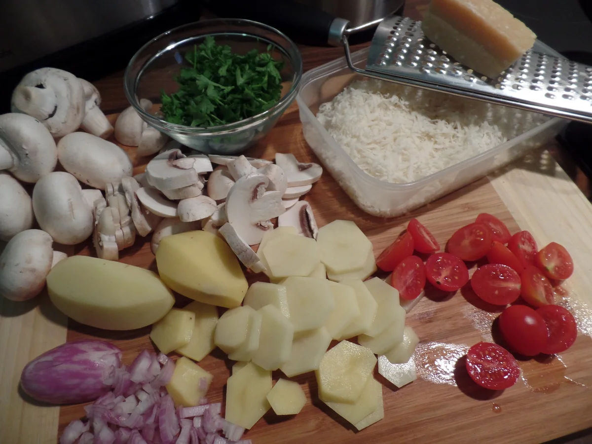 Gratin mit Hackbällchen - Rezept - Bild Nr. 5232